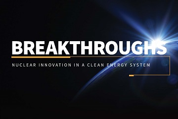 report cover: Breakthroughs: Nuclear innovation in a clean energy system